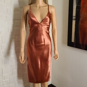 Express Pink Satin Slip 8